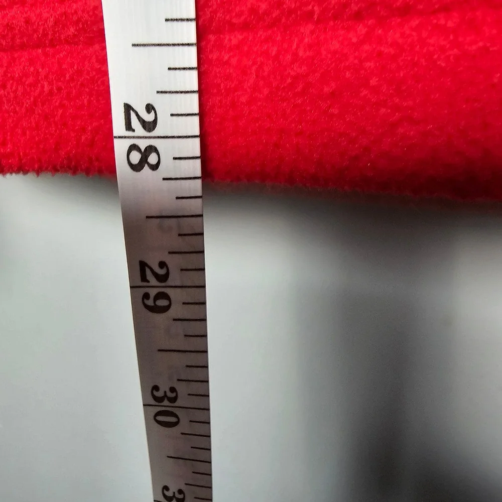 The North Face Mens Denali Fleece Jacket Large Red Black Gorpcore Outdoor